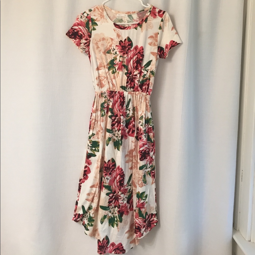 Floral swing dress