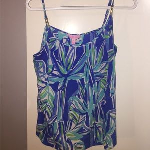 #LillyPulitzer silk dusk tank