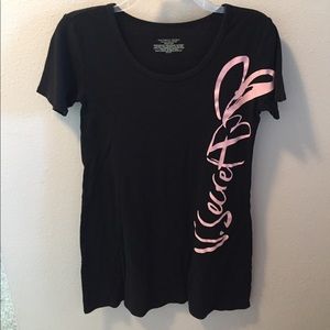 Victoria's Secret sleep shirt XS black
