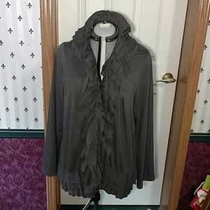 Milano Plus Size Ruffled Jacket