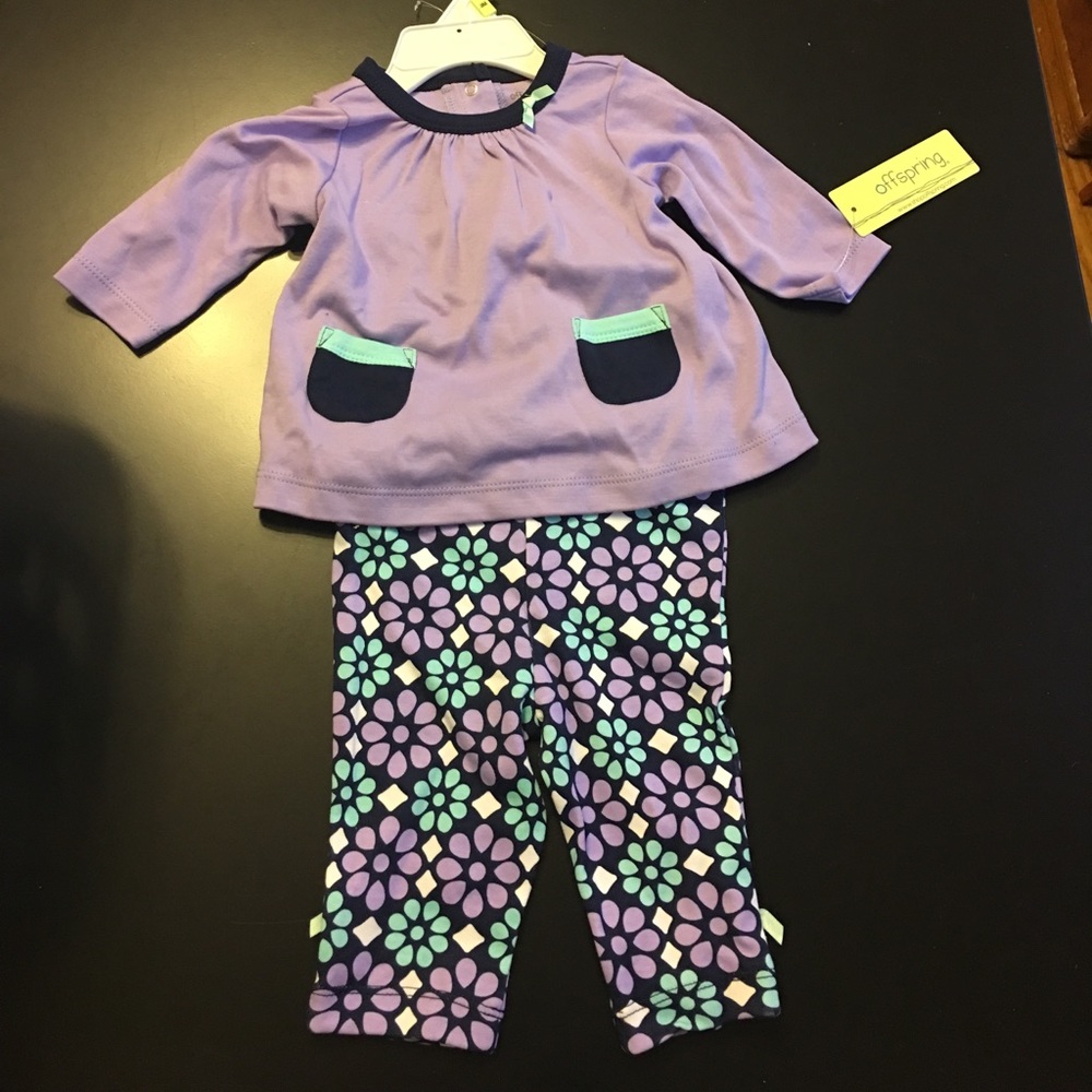 3 months girl shirt and pants