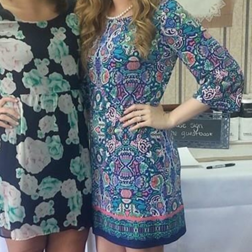 Laundry by Shelly Segal paisley dress 👗