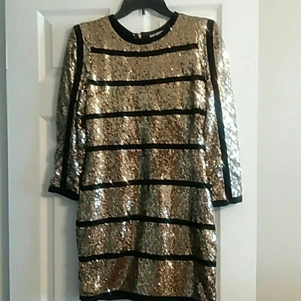 Gold sequence Dress
