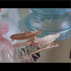 Boho Chic Feather Hair Clips