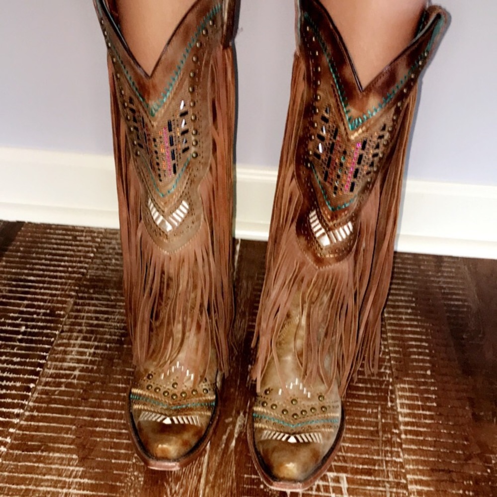 Corral fringe boots