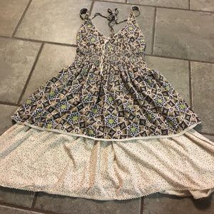 Boho halter dress