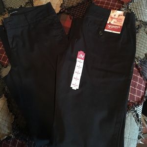 2 pairs of black work pants