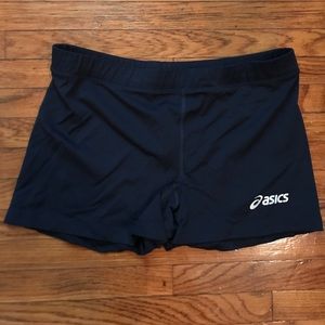 Asics Volleyball Navy Spandex Shorts