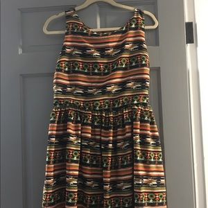 Beautiful print dress. Size M
