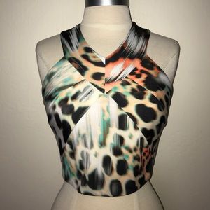 Animal Print Crop Top