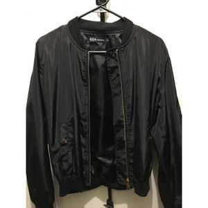 Black Bomber Jacket