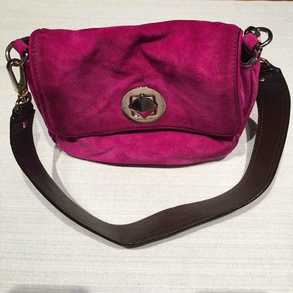 kate spade suede purse