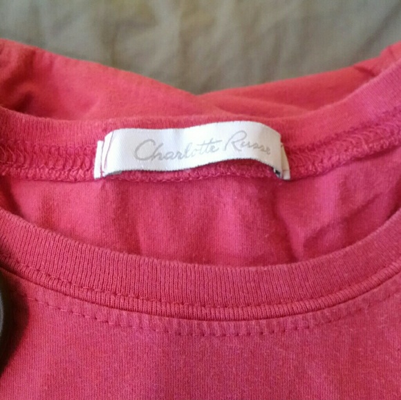 Charlotte Russe Pink Mushroom Shirt - Picture 2 of 5