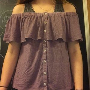 "orchid bouquet" off-the-should button top