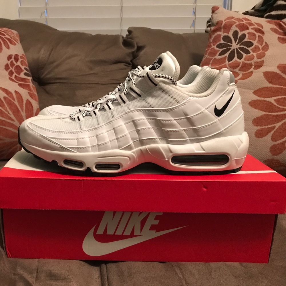 Men's Nike Air Max '95 White Size 12 (609048 109)