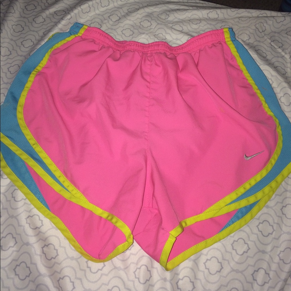 Pink Nike shorts