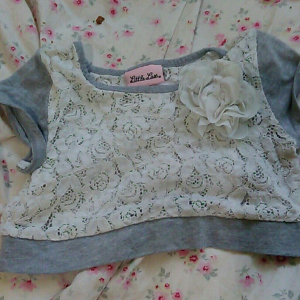Coverup lace shirt