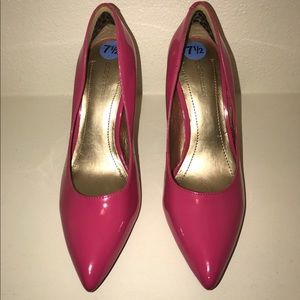 Hot pink BCBG heels