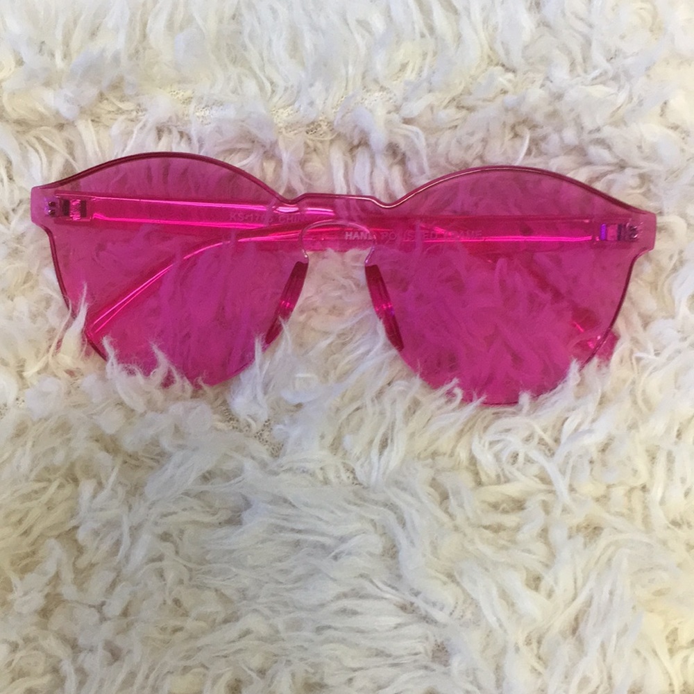 🍒"Beach'in" Circle Rimless Aviators - Picture 5 of 5