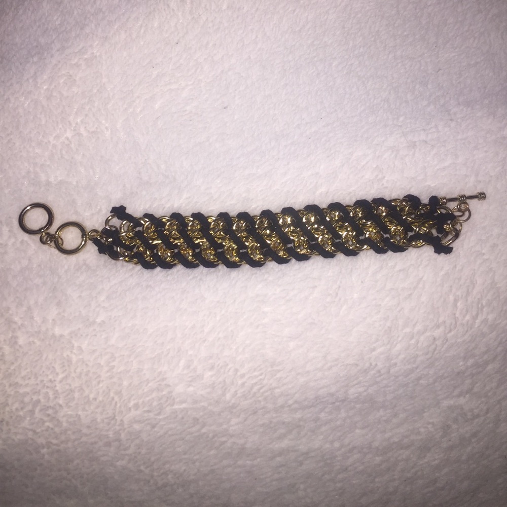 Black and gold bracelet