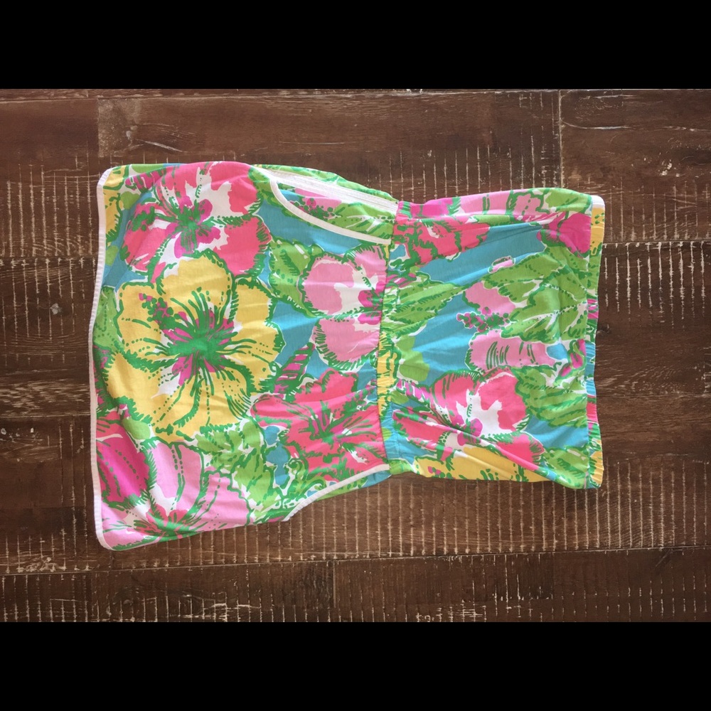 Lilly Pulitzer strapless dress