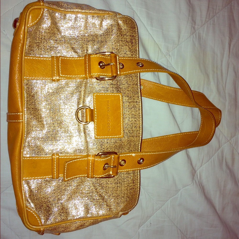 Gold Marc Jacobs purse