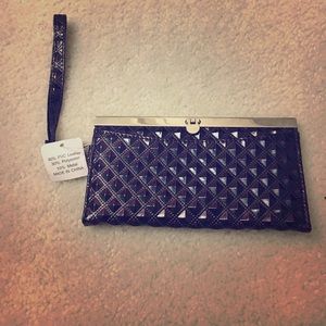 Dark purple wristlet