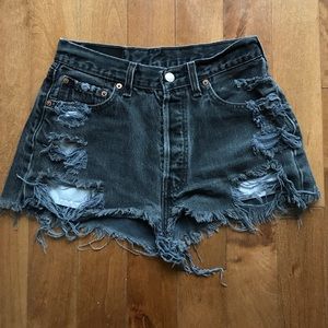 Levi's High Waisted Shorts