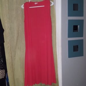 Lularoe Xsmall Joy Red Ribbed