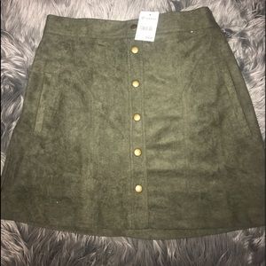 green skirt