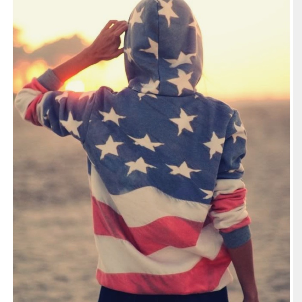 American Flag Hoodie