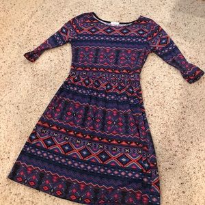 Super cute Aztec print dress