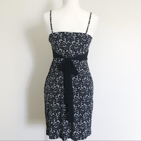 *PRICE DROP!* Lace-Print Stretch Dress w/Pockets - Picture 3 of 3
