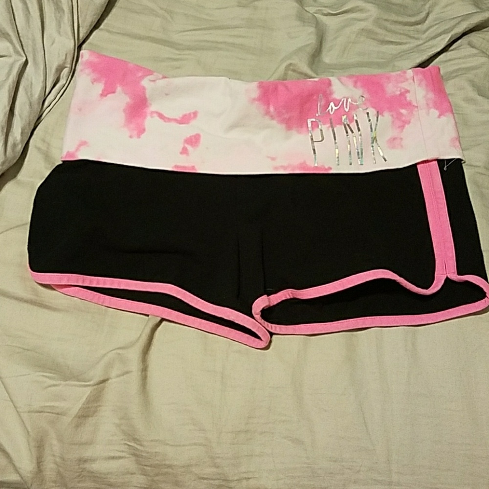 VS Pink yoga shorts