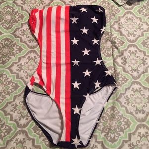 L.A hearts one piece swim suit.