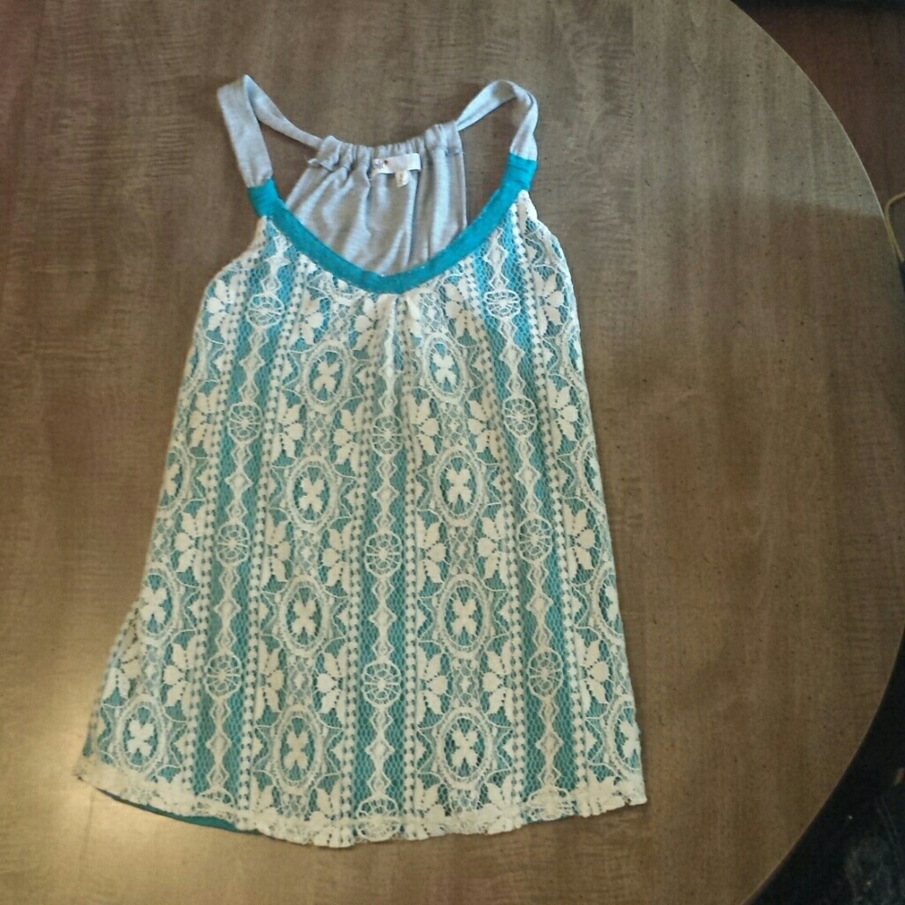 Turquois Jolt Tank Top