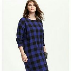Plaid Shift Dress ~Old Navy