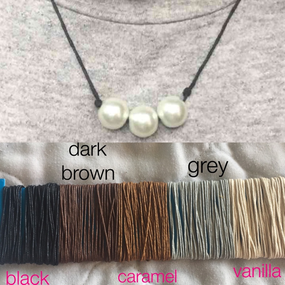 TRENDING ✨ Pearl and Leather Necklace