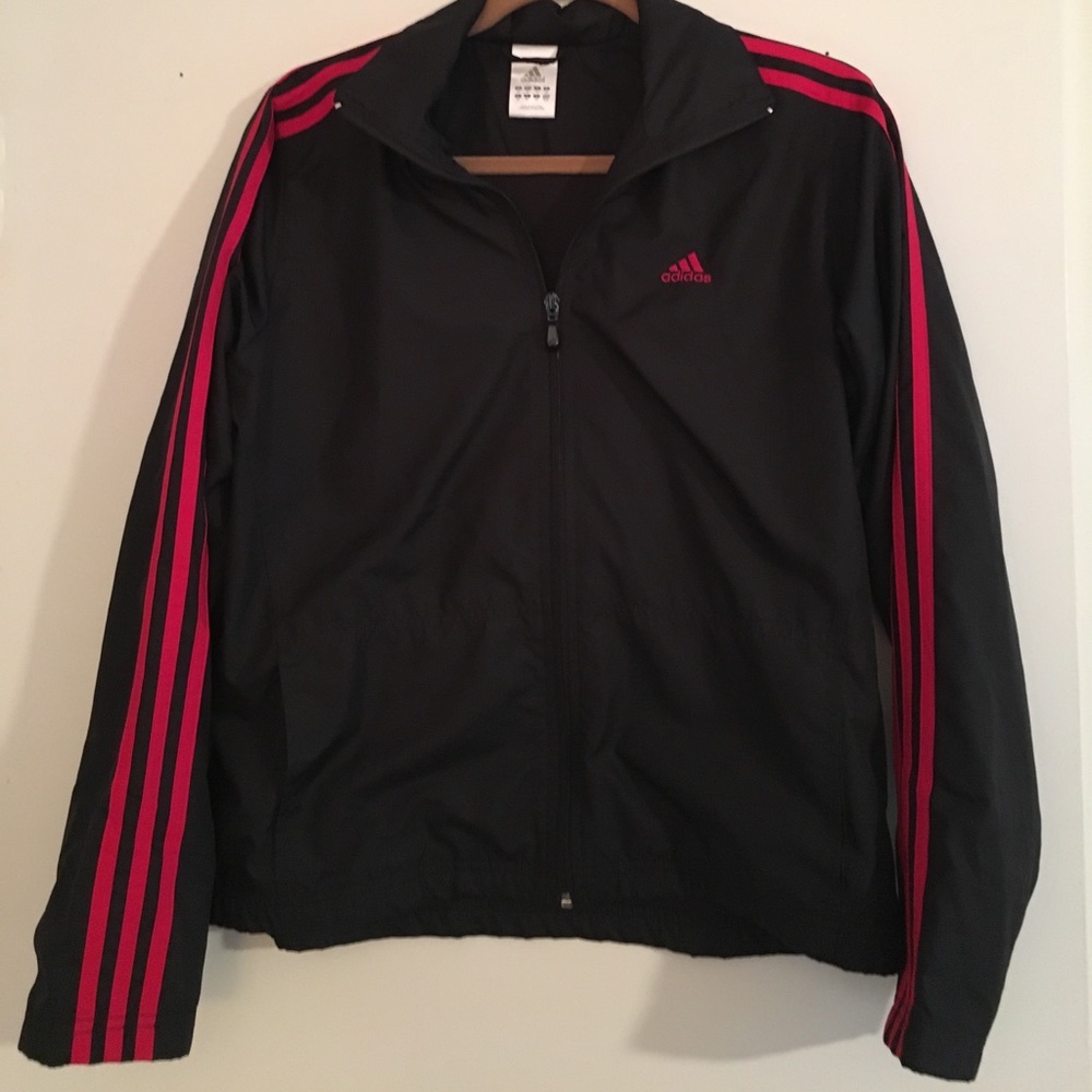 Adidas Striped Jacket/Windbreaker