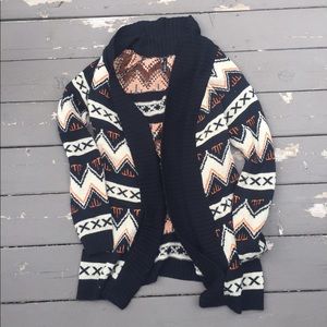 Tilly's Black and orange Cardigan