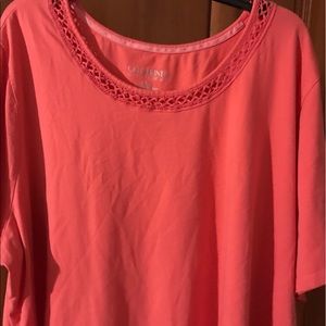 Catherine's Coral Top