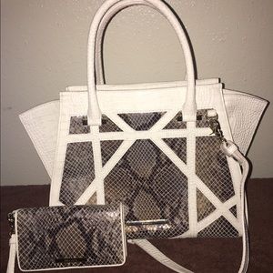 Brahmin Priscilla satchel and matching wallet