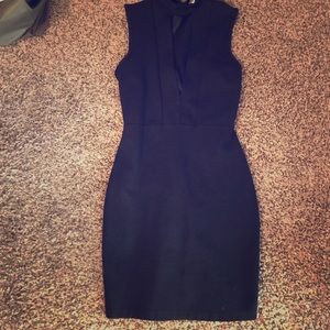Black mini dress