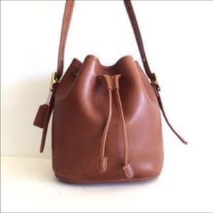 Vintage coach bucket purse
