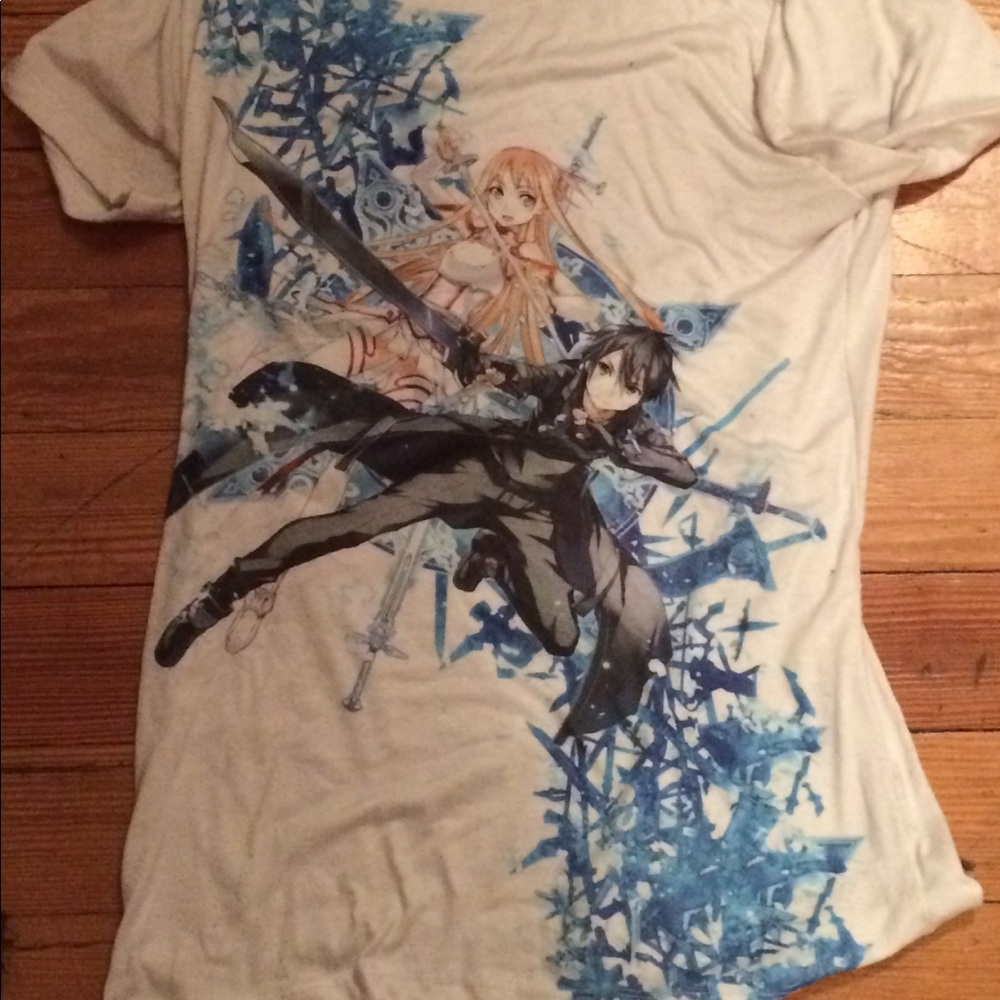 Sword art online (SAO) anime shirt (medium)