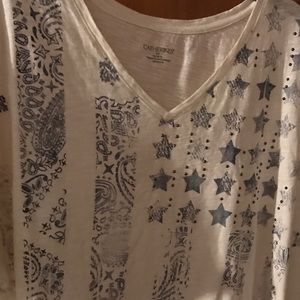 Catherine's Stars and stripe t shirt 3X Top