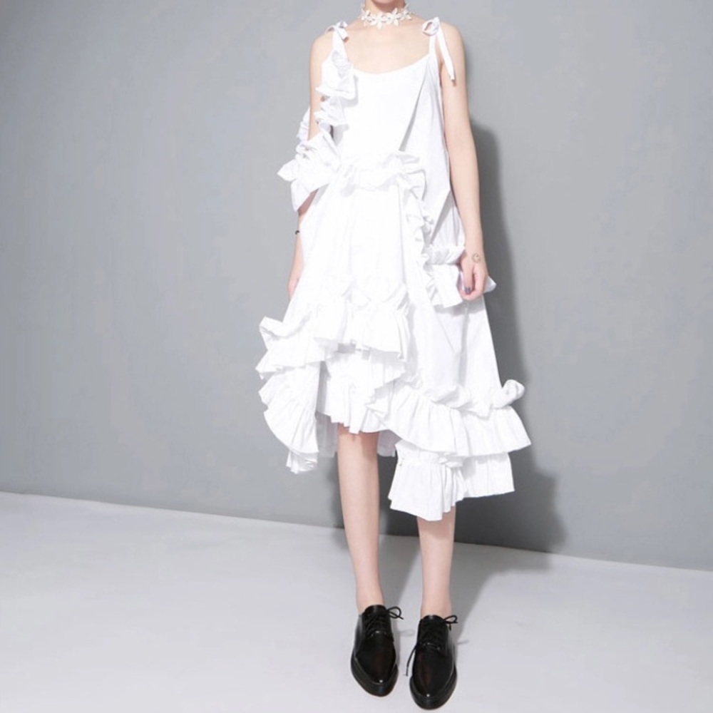 Fashion forward white dress