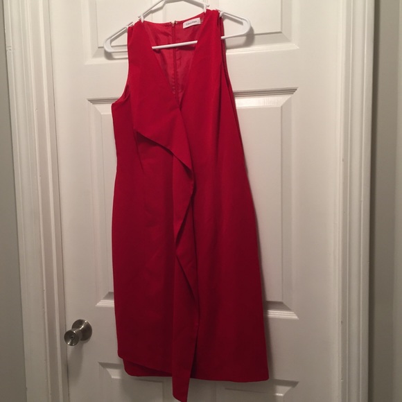 Calvin Klein Red Dress - Picture 2 of 5