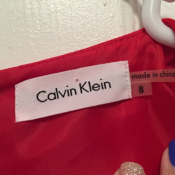 Calvin Klein Red Dress - Picture 4 of 5