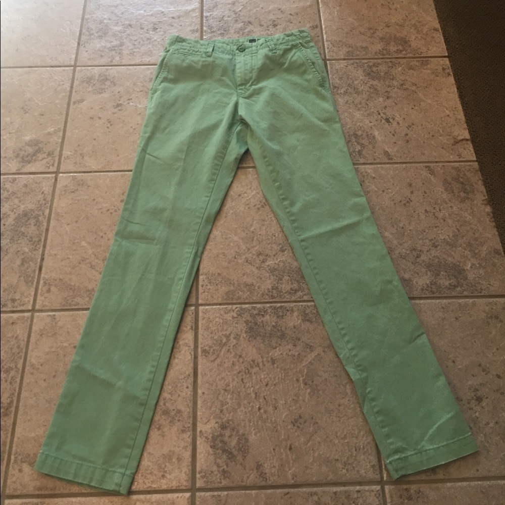 GAP bright green apple color dress pants